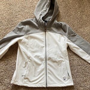 Spyder Women's White and Gray Jacket